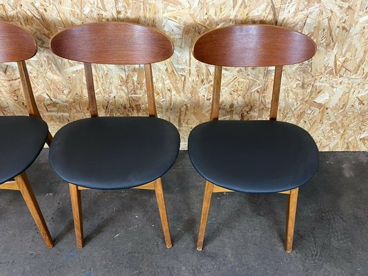 Mid-Century Teak Dining Chairs, Denmark, Set of 4-EJL-1117953