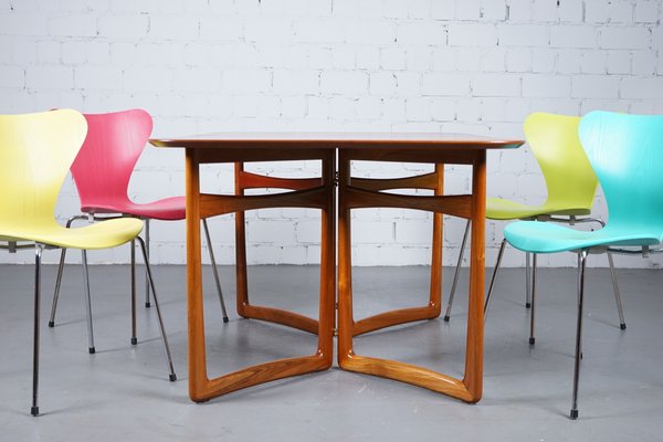 Mid-Century Teak Dining Table by Peter Hvidt & Orla Mølgaard-Nielsen for France & Søn / France & Daverkosen, 1950s-XNJ-754326