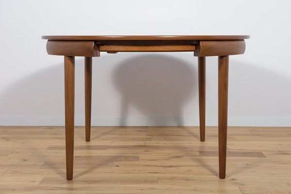 Mid-Century Teak Dining Table & Chairs by Hans Olsen for Frem Røjle, 1960s, Set of 5-NIT-1608102