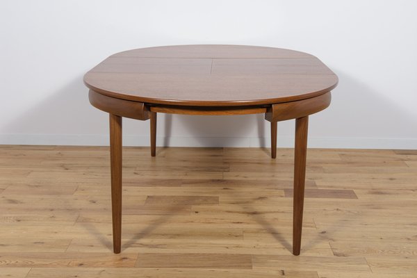 Mid-Century Teak Dining Table & Chairs by Hans Olsen for Frem Røjle, 1960s, Set of 5-NIT-1608102