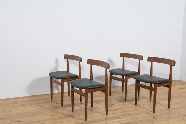 Mid-Century Teak Dining Table & Chairs by Hans Olsen for Frem Røjle, 1960s, Set of 5-NIT-1608102