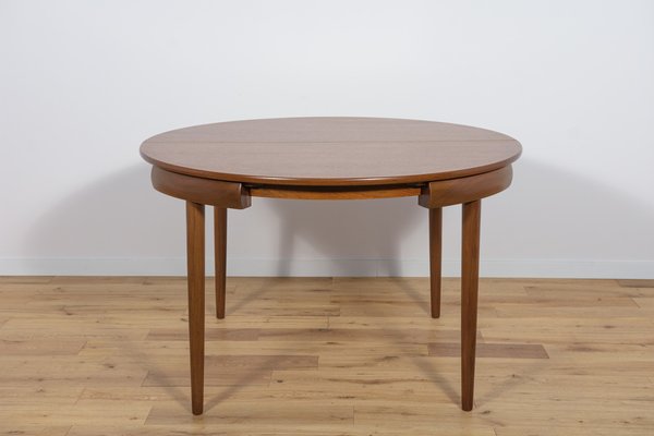 Mid-Century Teak Dining Table & Chairs by Hans Olsen for Frem Røjle, 1960s, Set of 5-NIT-1608102