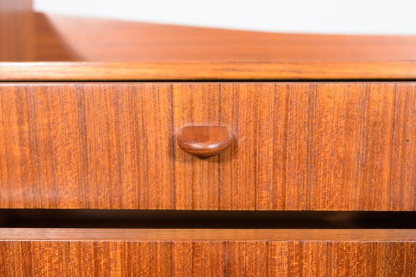 Mid-Century Teak Dresser With Dressing Table, 1960s-NIT-1309896