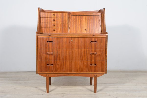 Mid-Century Teak Dresser With Dressing Table, 1960s-NIT-1309896