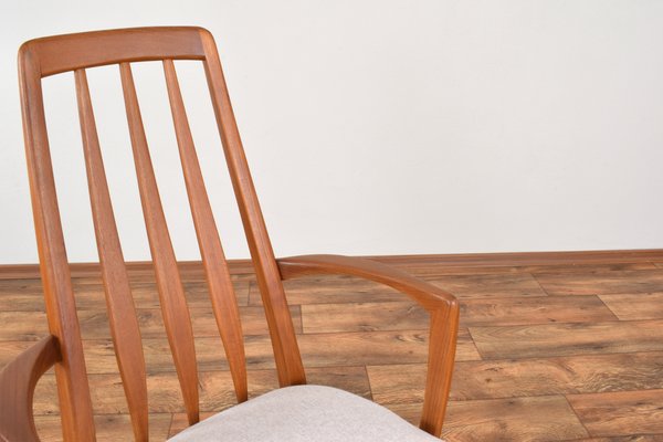 Mid-Century Teak Eva Armchair by Niels Koefoed for Koefoeds Hornslet, 1960s, Set of 2-LOT-2032117