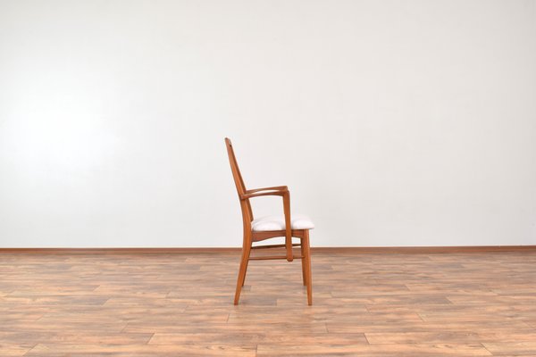 Mid-Century Teak Eva Armchair by Niels Koefoed for Koefoeds Hornslet, 1960s, Set of 2-LOT-2032117