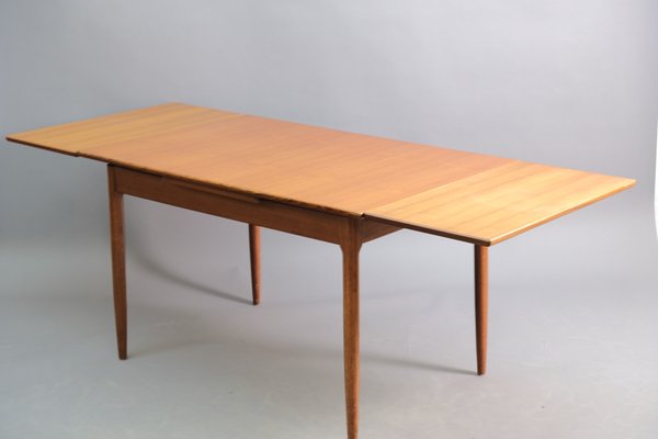 Mid-Century Teak Extendable Dining Table-CIP-578753