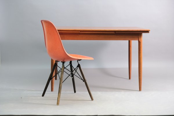 Mid-Century Teak Extendable Dining Table-CIP-578753