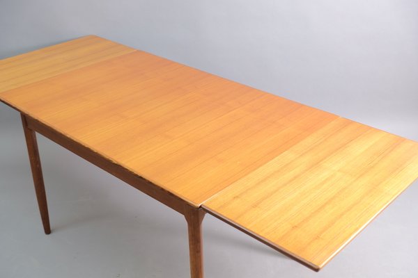 Mid-Century Teak Extendable Dining Table-CIP-578753