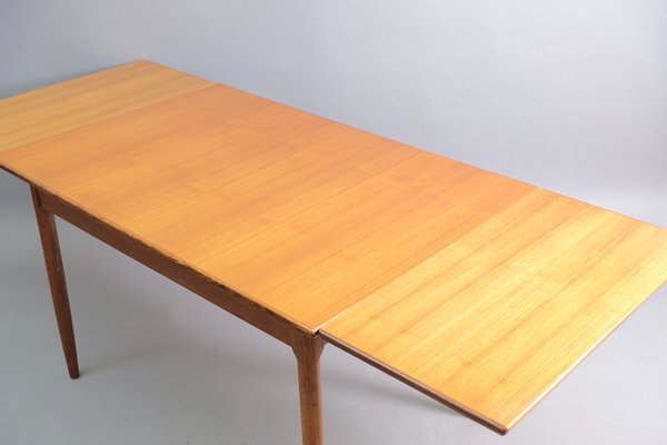 Mid-Century Teak Extendable Dining Table-CIP-578753