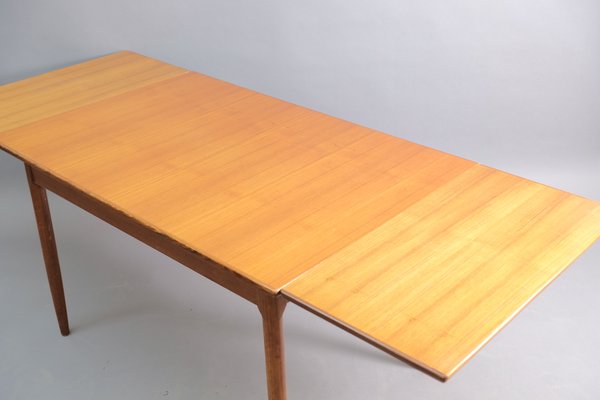 Mid-Century Teak Extendable Dining Table-CIP-578753