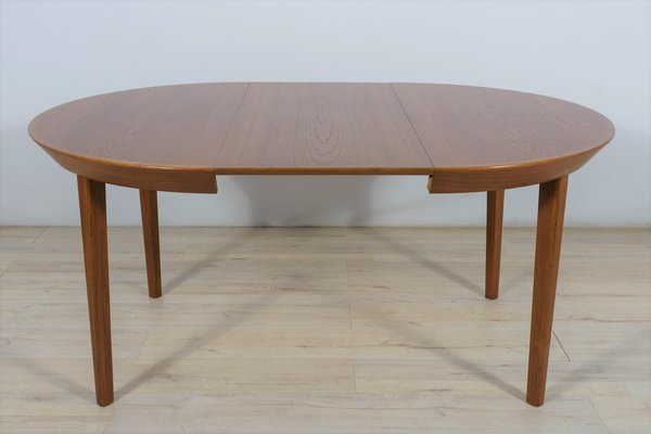 Mid-Century Teak Extendable Table by Ole Hald for Gudme Furniture Factory, 1970s-NIT-1407906