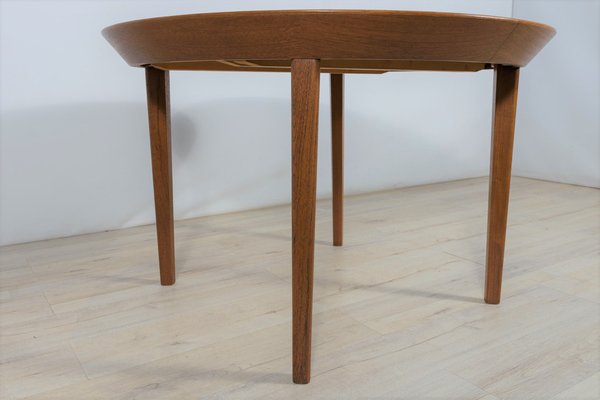 Mid-Century Teak Extendable Table by Ole Hald for Gudme Furniture Factory, 1970s-NIT-1407906