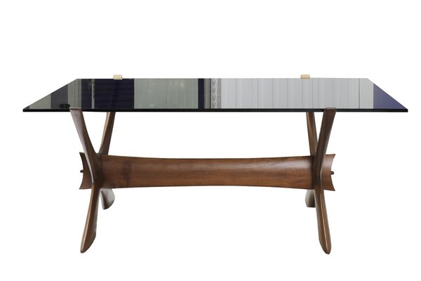 Mid-Century Teak & Glass Coffee Table by Fredrik Schriever-Abeln for Örebro Glass-PSQ-1733951