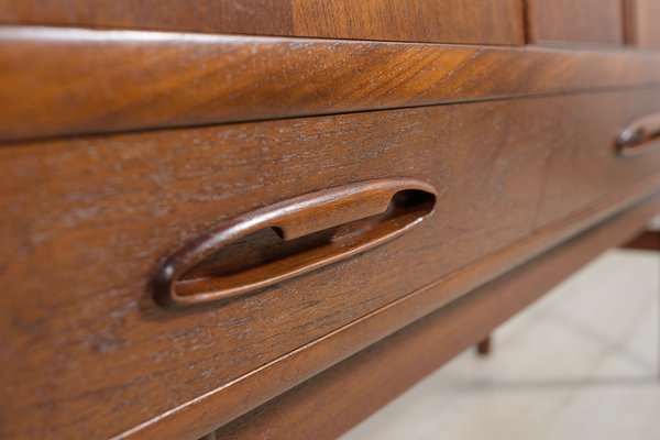 Mid-Century Teak Highboard by A. Jensen & Molholm for Herning, 1960s-NIT-1371427