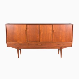 Mid-Century Teak Highboard by A. Jensen & Molholm for Herning, 1960s-NIT-1371427