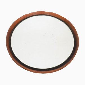 Mid-Century Teak Mirror by Uno & Östen Kristiansson for Luxus, 1950s-LOT-1298501