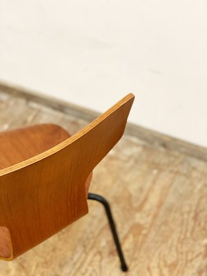 Mid-Century Teak Model 3123 Children's Chair by Arne Jacobsen for Fritz Hansen, 1960s-DOY-1131116