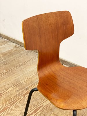 Mid-Century Teak Model 3123 Children's Chair by Arne Jacobsen for Fritz Hansen, 1960s-DOY-1131116