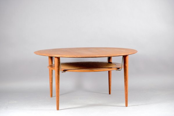 Mid-Century Teak Model 515 Coffee Table by Orla Mølgaard-Nielsen for France & Søn / France & Daverkosen, 1960s-CIP-666464