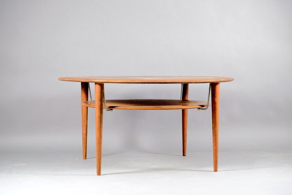 Mid-Century Teak Model 515 Coffee Table by Orla Mølgaard-Nielsen for France & Søn / France & Daverkosen, 1960s-CIP-666464