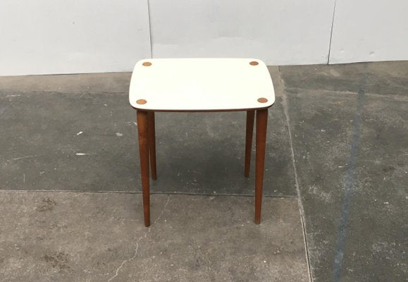 Mid-Century Teak Nesting Side Table-UAH-862418