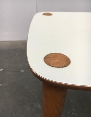 Mid-Century Teak Nesting Side Table-UAH-862418