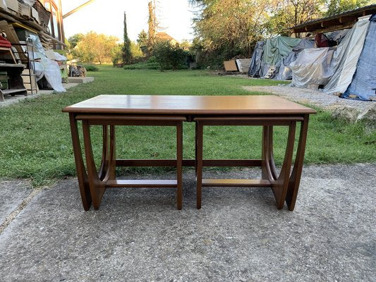 Mid-Century Teak Nesting Tables by Victor Wilkins for G Plan, Uk, 1970s, Set of 3-OXJ-1722423