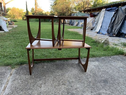 Mid-Century Teak Nesting Tables by Victor Wilkins for G Plan, Uk, 1970s, Set of 3-OXJ-1722423