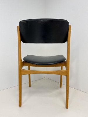 Mid-Century Teak & Oak-Leather OD49 Dining Chairs by Erik Buch, Denmark, 1960s, Set of 6-UYK-890152