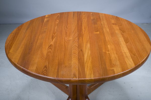 Mid-Century Teak Round Dining Table from Gudme Furniture Factory, 1960s-ZZH-1404852