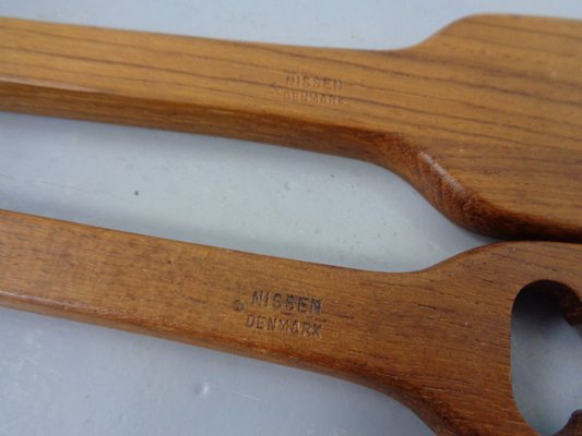 Mid-Century Teak Salad Bowl and Spoons by Richard Nissen for Nissen, 1960s, Set of 3-RDW-1309878