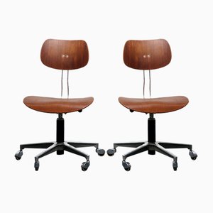 Mid-Century Teak SE 40 Architect Swivel Chairs by Egon Eiermann for Wilde+Spieth, Set of 2-CIP-1107447