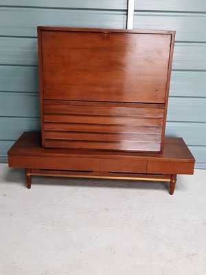 Mid-Century Teak Secretaire, 1960s-YFS-776340