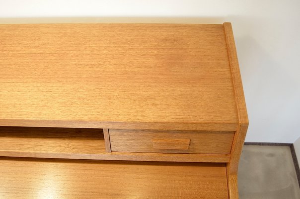 Mid-Century Teak Secretaire by Arne Wahl Iversen for Vinde Møbelfabrik-OV-843431