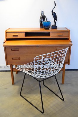 Mid-Century Teak Secretaire by Arne Wahl Iversen for Vinde Møbelfabrik-OV-843431