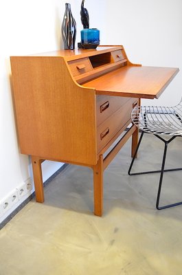 Mid-Century Teak Secretaire by Arne Wahl Iversen for Vinde Møbelfabrik-OV-843431