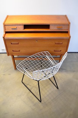 Mid-Century Teak Secretaire by Arne Wahl Iversen for Vinde Møbelfabrik-OV-843431