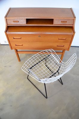 Mid-Century Teak Secretaire by Arne Wahl Iversen for Vinde Møbelfabrik-OV-843431