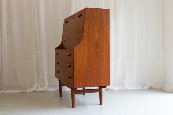 Mid-Century Teak Secretary by Børge Mogensen, 1960s-WIX-1679155