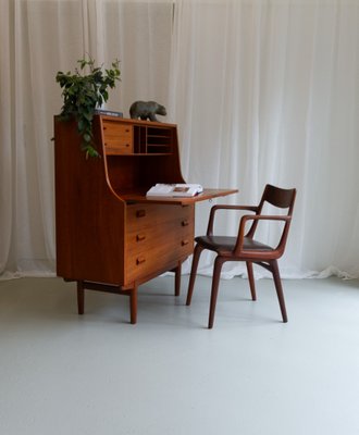 Mid-Century Teak Secretary by Børge Mogensen, 1960s-WIX-1679155