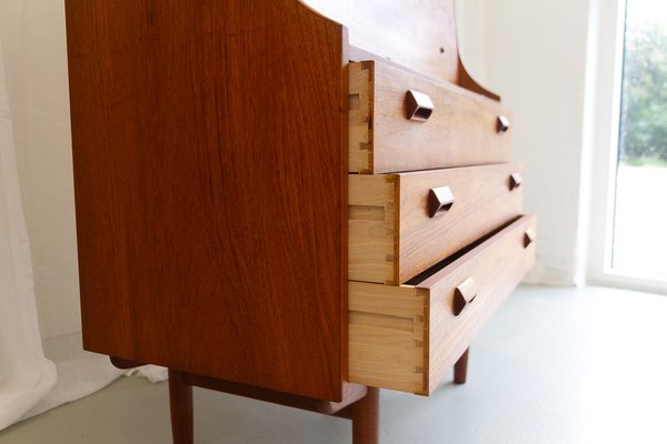 Mid-Century Teak Secretary by Børge Mogensen, 1960s-WIX-1679155