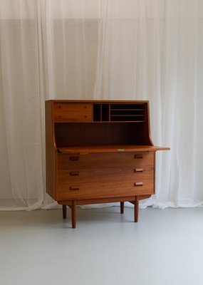 Mid-Century Teak Secretary by Børge Mogensen, 1960s-WIX-1679155