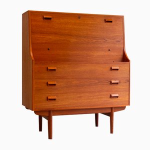 Mid-Century Teak Secretary by Børge Mogensen, 1960s-WIX-1679155