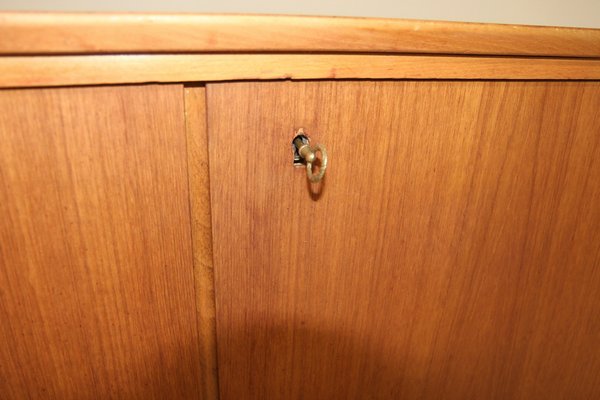 Mid-Century Teak Sideboard, Sweden, 1950s-GEK-1328105