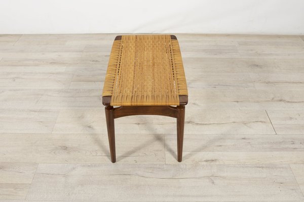 Mid-Century Teak Stool by Sigfrid Omann for Ølholm Furniture Factory, 1950s-NIT-1292141