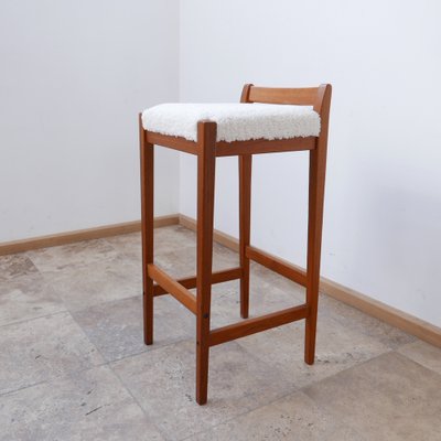 Mid-Century Teak Swedish Barstool-JRP-1028193