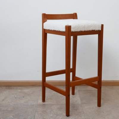 Mid-Century Teak Swedish Barstool-JRP-1028193