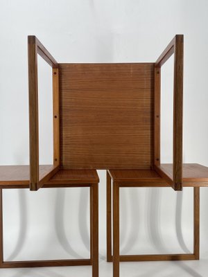 Mid-Century Teak Tables by Kai Kristiansen for Vildbjerg Møbelfabrik, 1960, Set of 3-CZ-2018249