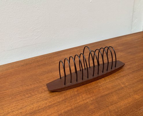 Mid-Century Teak Toast Holder, 1960s-UAH-1365934